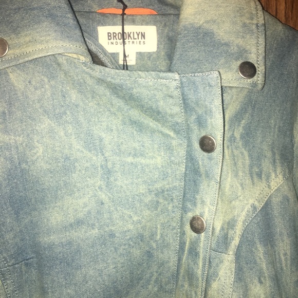 Vintage Denim Moto Jacket - Picture 7 of 9